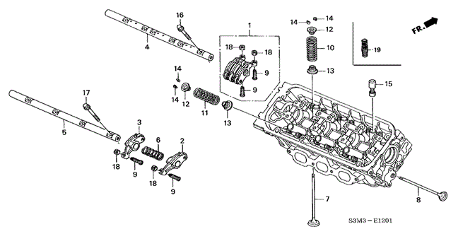 CL VALVE - ROCKER ARM (RR.)