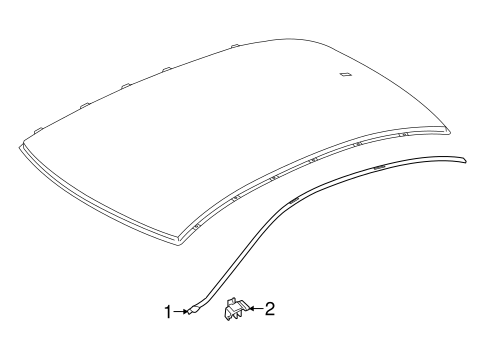 S550 EXTERIOR TRIM - ROOF