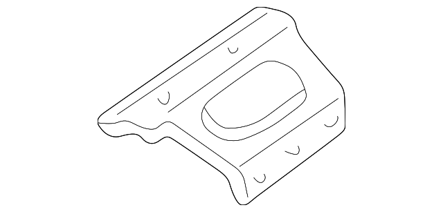 25662849 Деталь LOWER REINF, LEFT
