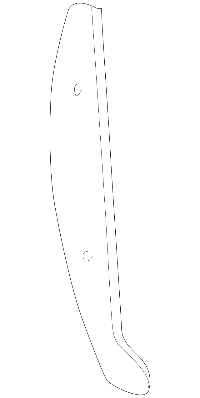 25660335 Деталь REAR INSULATOR, RIGHT