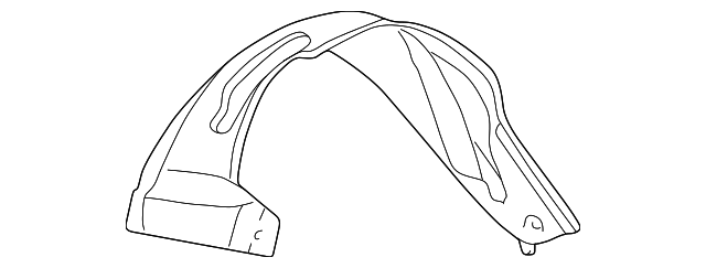 25740093 Деталь FENDER LINER, LEFT