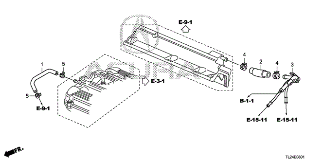 TSX SEDAN BREATHER TUBE (V6)