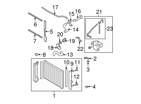 Corolla RADIATOR & COMPONENTS