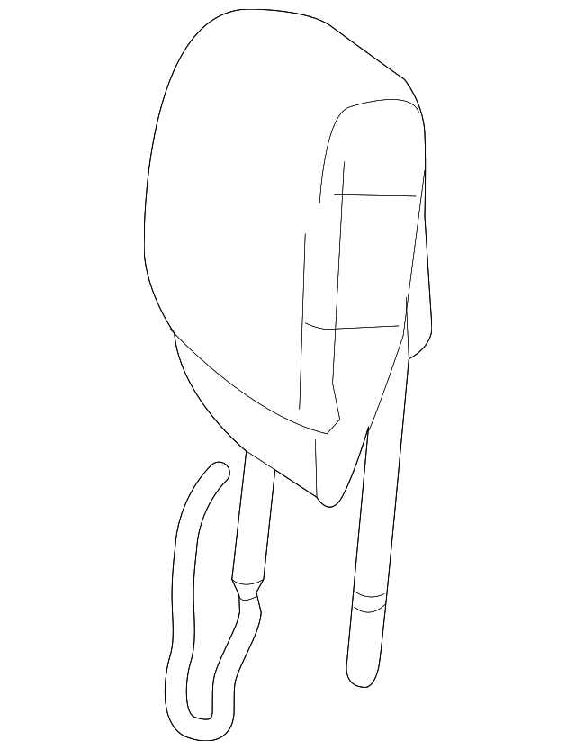 172-970-04-50-7M49 Деталь HEADREST, RIGHT