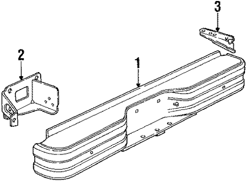 B150 BUMPER ASSEMBLY - REAR