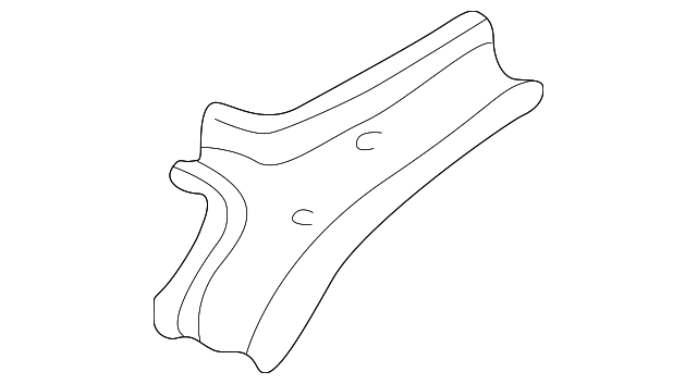 76326-7B030 Деталь ROOF RAIL BRACE, RIGHT