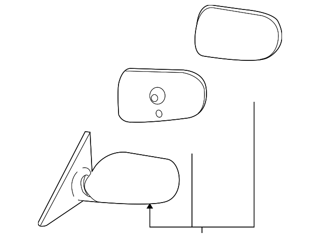 K6301AM705 Деталь MIRROR ASSY, RIGHT