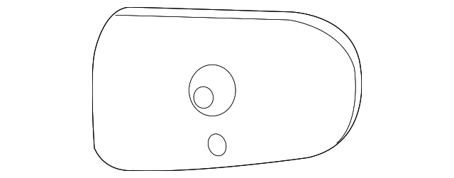 96394AL900 Деталь GLASS HOLDER, RIGHT