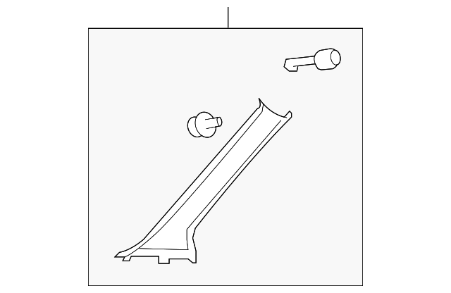 62211-52200-B0 WNDSHLD PLR TRIM, RIGHT