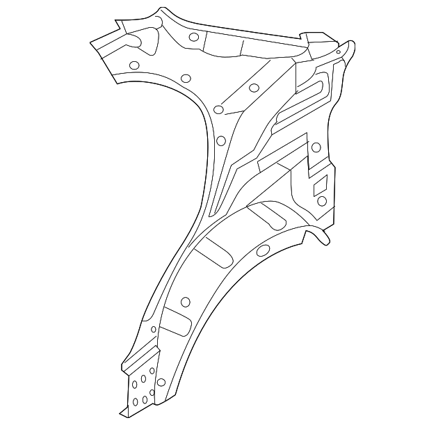 96533249 Деталь INNER PANEL, RIGHT