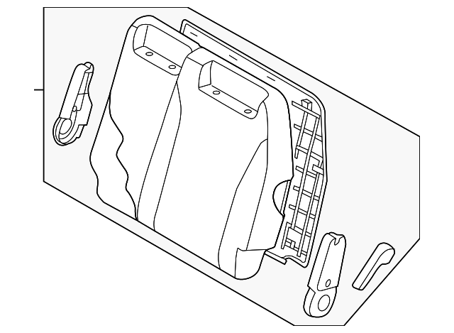89300-4D136AGX Деталь SEAT BACK ASSY