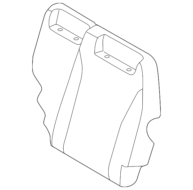 89360-4D146CS2 Деталь SEAT BACK COVER