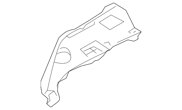 64894-7Y000 UPPER COVER, RIGHT