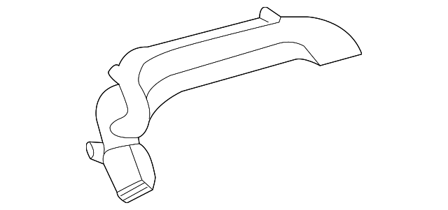 55880-21010 Деталь OUTER DUCT, LEFT