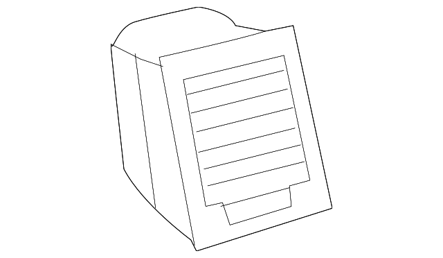 55650-21031-B0 Деталь AIR DUCT, LEFT