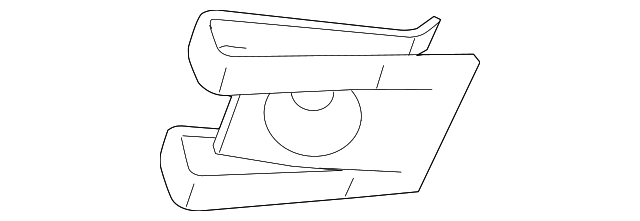 4857753AA Деталь BUMPER COVER RETAINER, LEFT