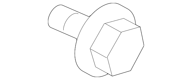 6506986AA Деталь BUMPER COVER SCREW, RIGHT