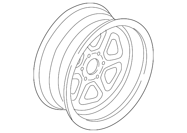 MB951050 Деталь WHEEL, ALLOY