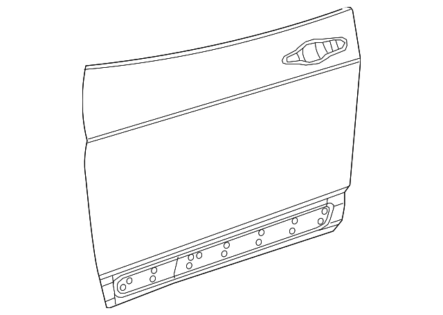 68102761AB Деталь OUTER PANEL, LEFT