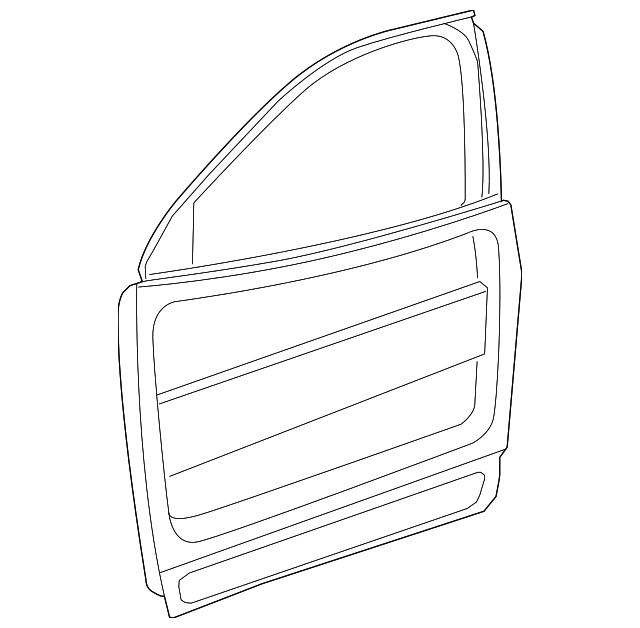 68110087AC Деталь JEEP CHEROKEE FRONT DOOR, LEFT