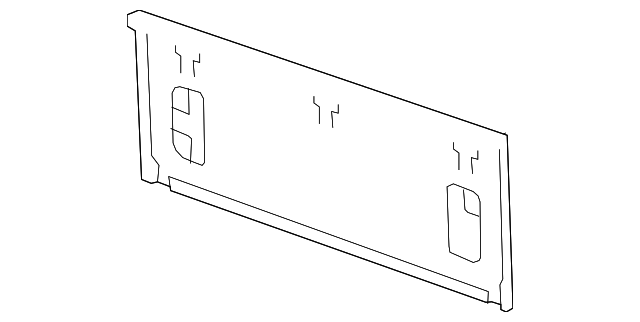 93356847 Деталь FRONT PANEL