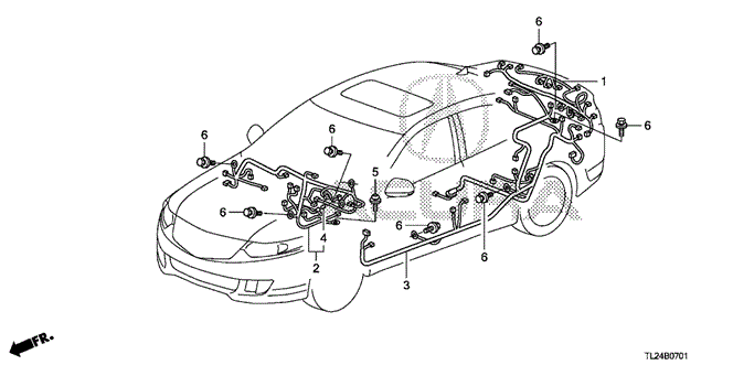 TSX SEDAN Жгут проводов