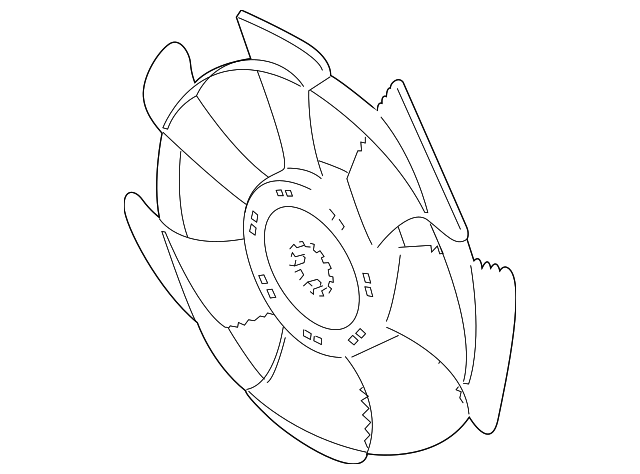 9536279J20 Деталь FAN BLADE