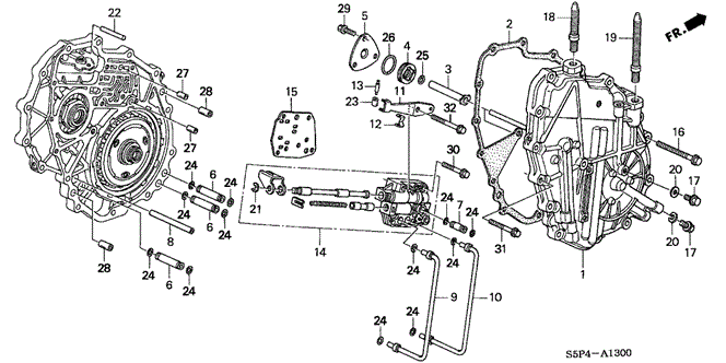 CIVIC COUPE CVT RIGHT SIDE COVER (CVT)