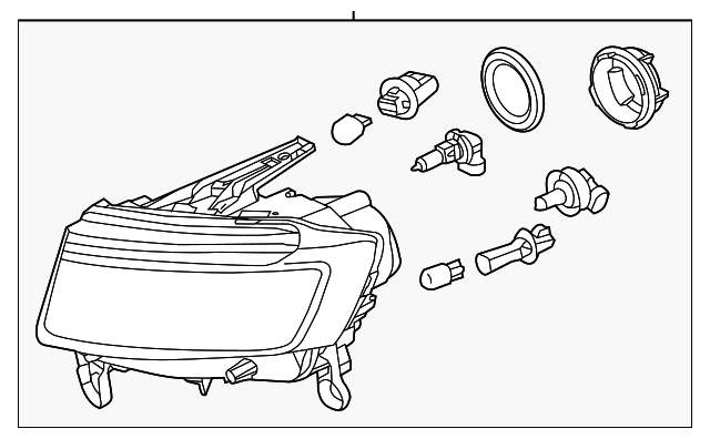 68236109AC Деталь HEADLAMP ASSY, LEFT