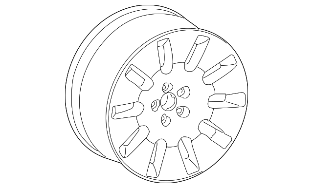 4E0-601-025-Q-Z17 Деталь WHEEL, ALLOY