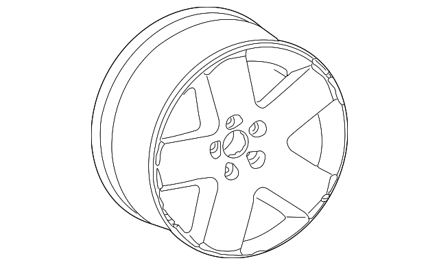 4E0-601-025-M-1H7 Деталь WHEEL, ALLOY