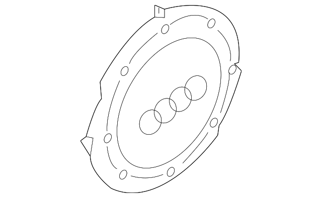 4B0-601-165-A-Z17 Деталь CENTER CAP