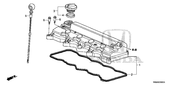 CIVIC SEDAN CYLINDER HEAD COVER (1.8L)
