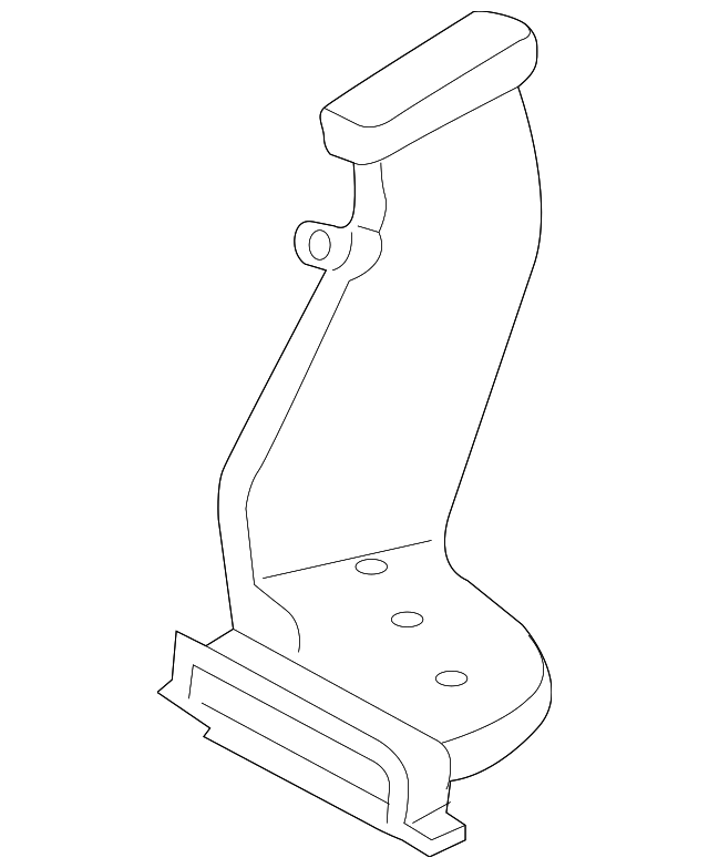 97370-2F100 Деталь LOWER DUCT, RIGHT