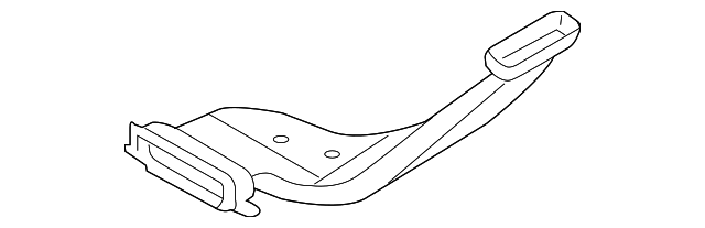97360-2F100 Деталь LOWER DUCT, LEFT