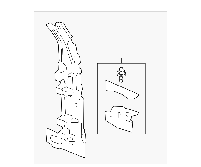 15823609 Деталь REAR PILLAR, LEFT