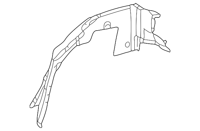 208-630-01-69 Деталь INNER WHEELHOUSE, LEFT