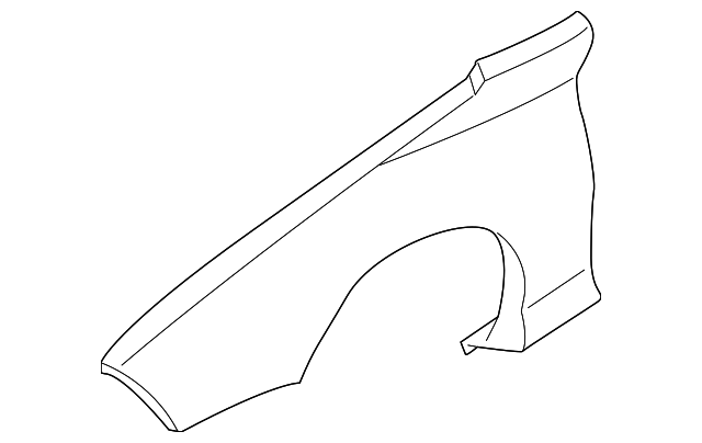 10419545 Деталь FENDER, RIGHT