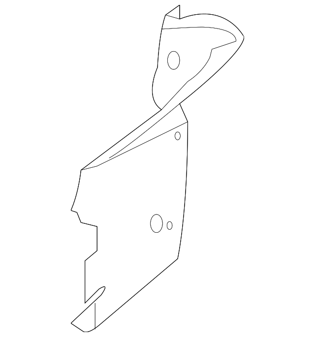 BL1Z-8310-B Деталь AIR DEFLECTOR, RIGHT