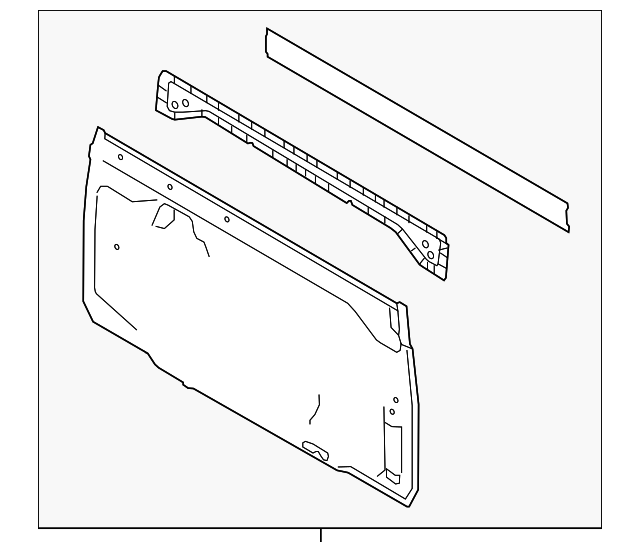 64101-0C102 Деталь BACK PANEL