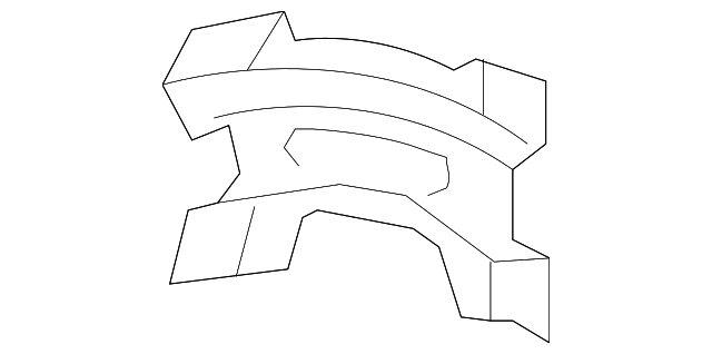 61575-0C030 Деталь REAR PLATE, RIGHT