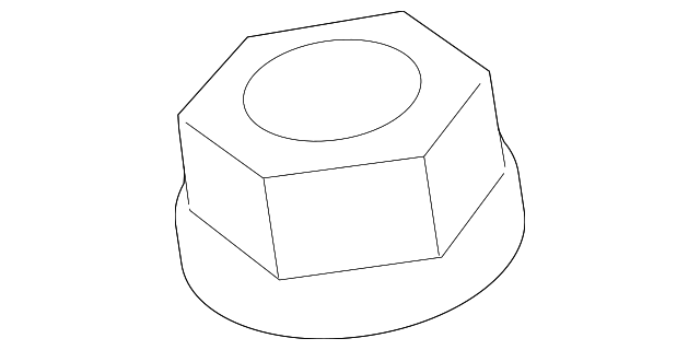 4181457L00 Деталь TOP NUT, RIGHT