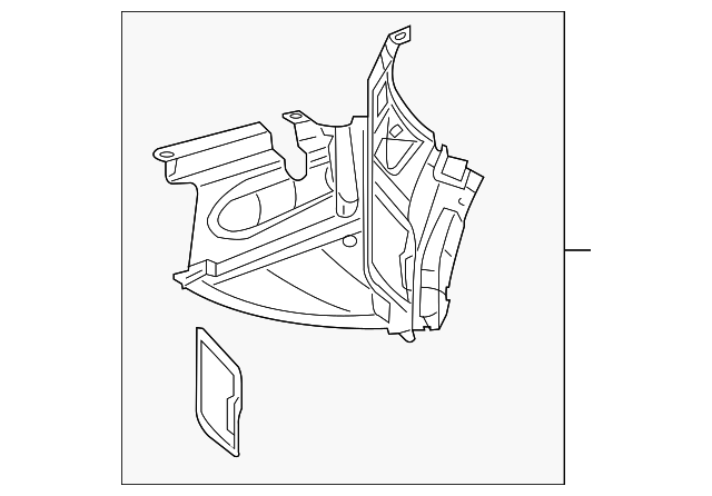 5098682AA Деталь FENDER LINER, RIGHT