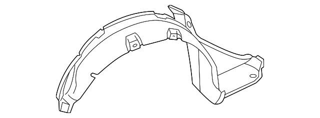 5097999AA Деталь FENDER LINER, LEFT