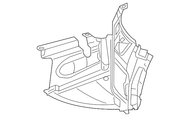 5097997AA Деталь SPLASH SHIELD, LEFT