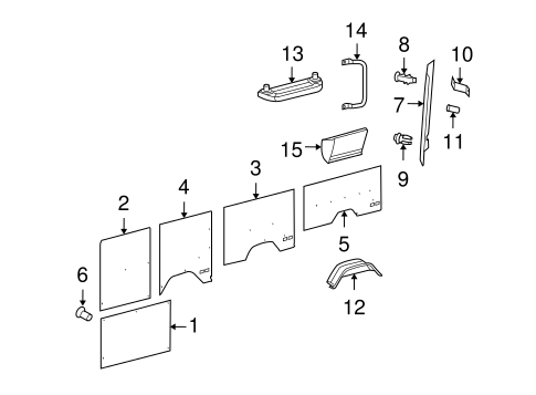 Sprinter 2500 INTERIOR TRIM - SIDE PANEL 2