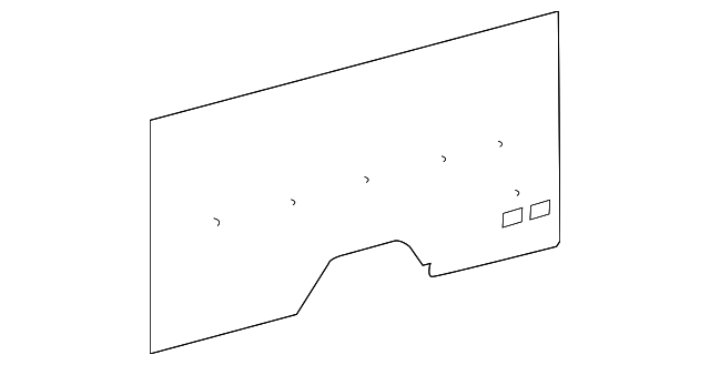 5123225AA Деталь COMPARTMENT TRIM, LEFT