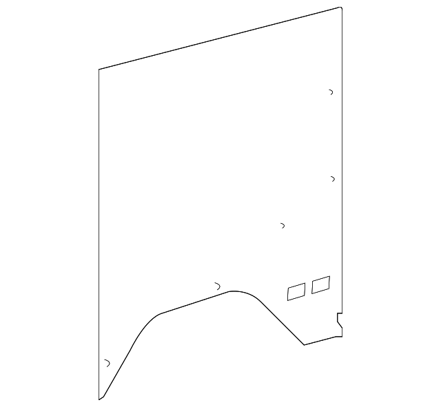 5131857AA Деталь COMPARTMENT TRIM, LEFT
