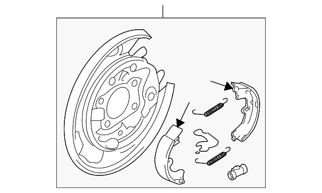 58250-2E300 Деталь PARKING BRAKE, LEFT