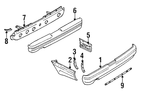 M30 BUMPER & COMPONENTS - REAR